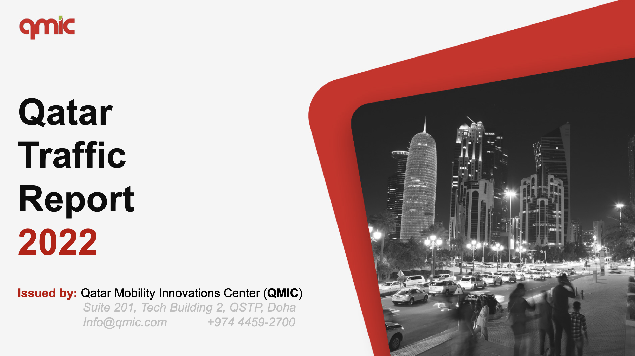 QMIC Announces Key Findings of its 2022 Qatar Traffic Report: